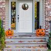 Metal Tin Sign Halloween Round Wall Art Decor for Home Cafe Office Decor