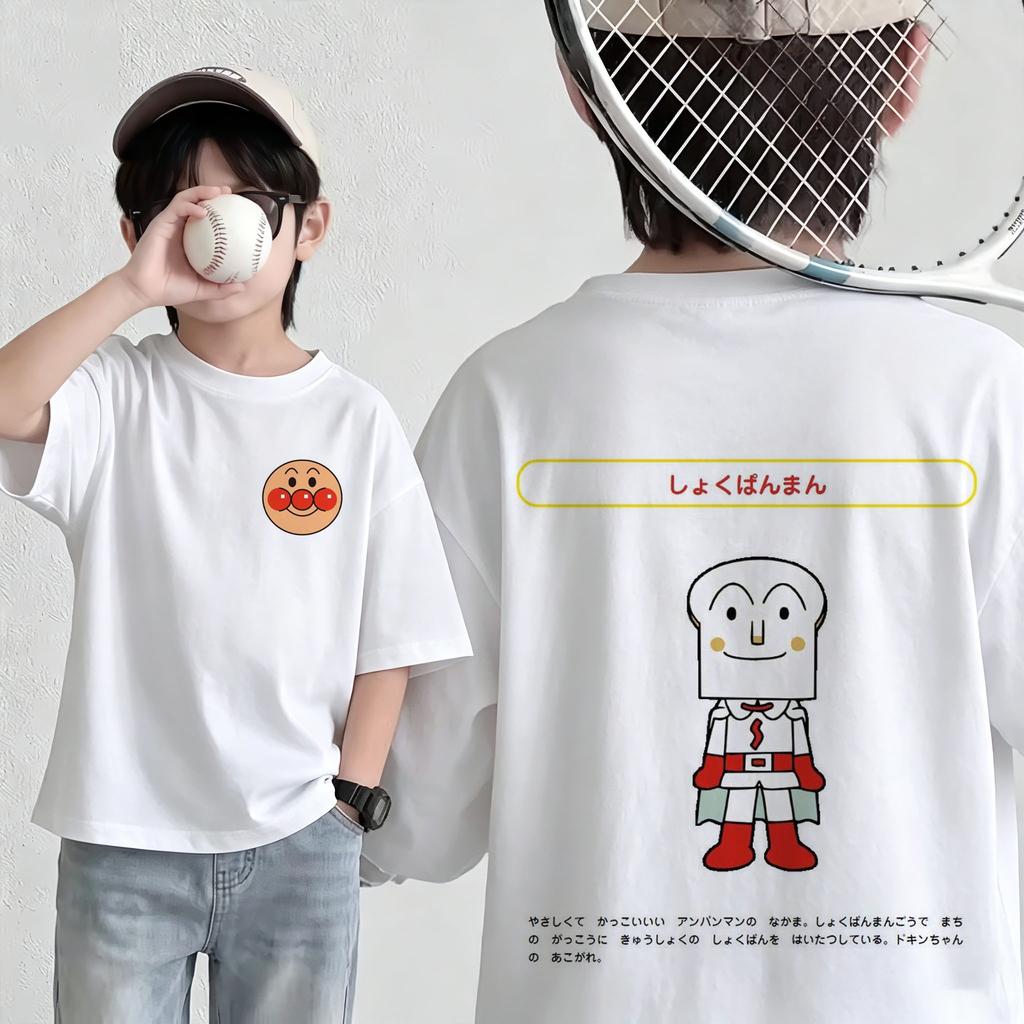 Anpanunisex Anime Unisex Unisex Child Short Sleeves TShirt ParentChild Summer Casual Graphic Y2k Clothes New Arrival Tee Tops