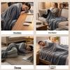 Multifunktionale Flanell-Fleece-Decke für alle Jahreszeiten, für Sofa und Klimaanlagen-Nickerchen