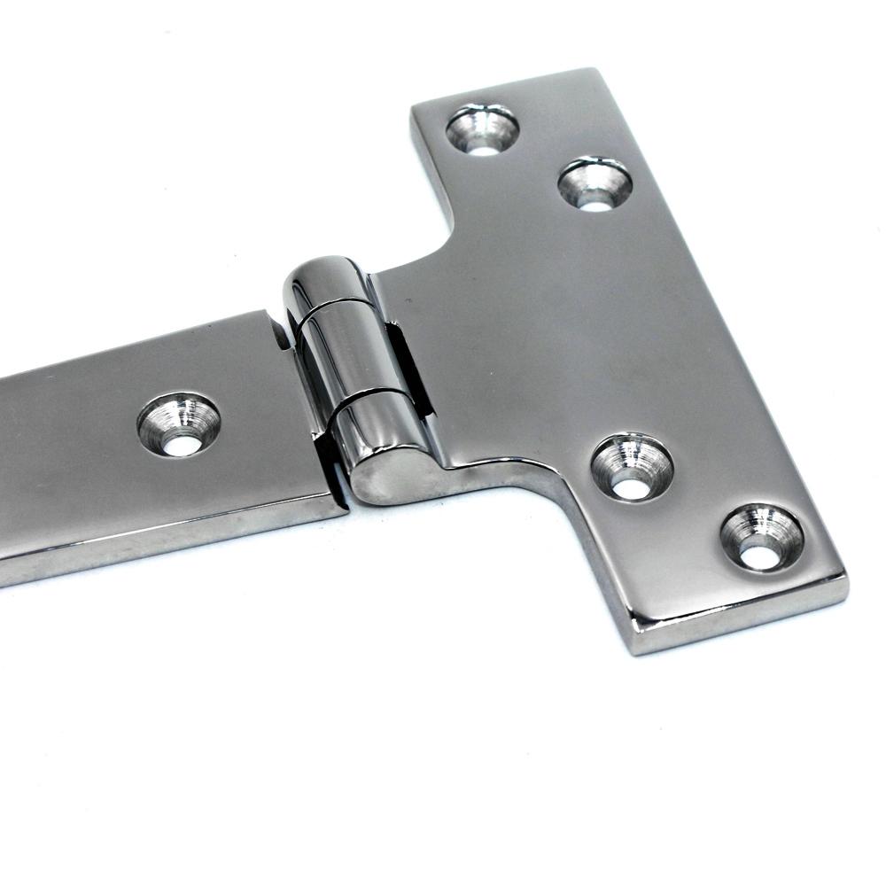 Heavy-Duty Stainless Steel T Strap Hinge for Boat Deck Marine Hardware Accessories Including Hatch Door Furniture Hatch Door