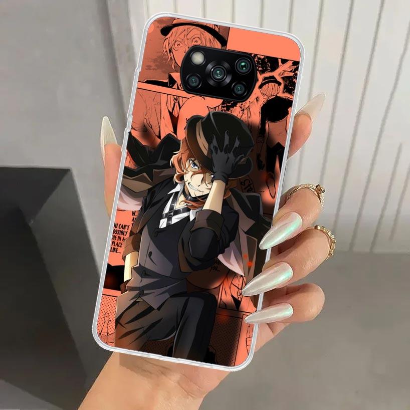 Bungo Stray Dogs Manga Phone Case for Xiaomi Poco X5 X6 X7 Pro F7 Ultra M7 Redmi 15 15C 13 13C 12 12C 10 10A 10C 9 9A 9C 9T Shel