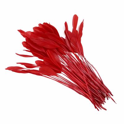 50/100 STÜCKE Mehrfarbige Gerupfte Gänsefedern 15-20cm Gefärbte Schwanenfedern für DIY-Bastelarbeiten Schmuckherstellung Und Kleiderdekoration