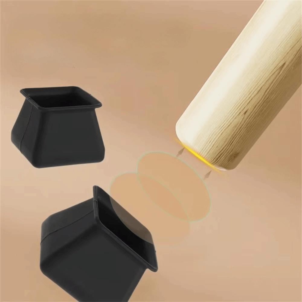24PCS Non-slip Furniture Legs Protectors Noise Reduction Table Feet Cover  Hardwood Floors