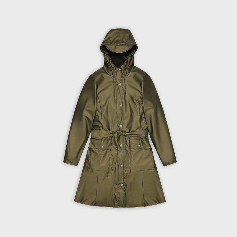 Rains Curve Long Jacket - Revel