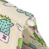 Mini Lizard Tent Cactus Pattern Detachable Machine Washable Soft Comfortable Warm Cotton Nest Hamster Sleeping Bed