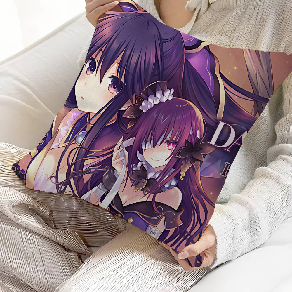 Date A Live Anime Pillow Gift Home Office Decoration Pillow Bedroom Sofa Car Cushion Coverpillow Case
