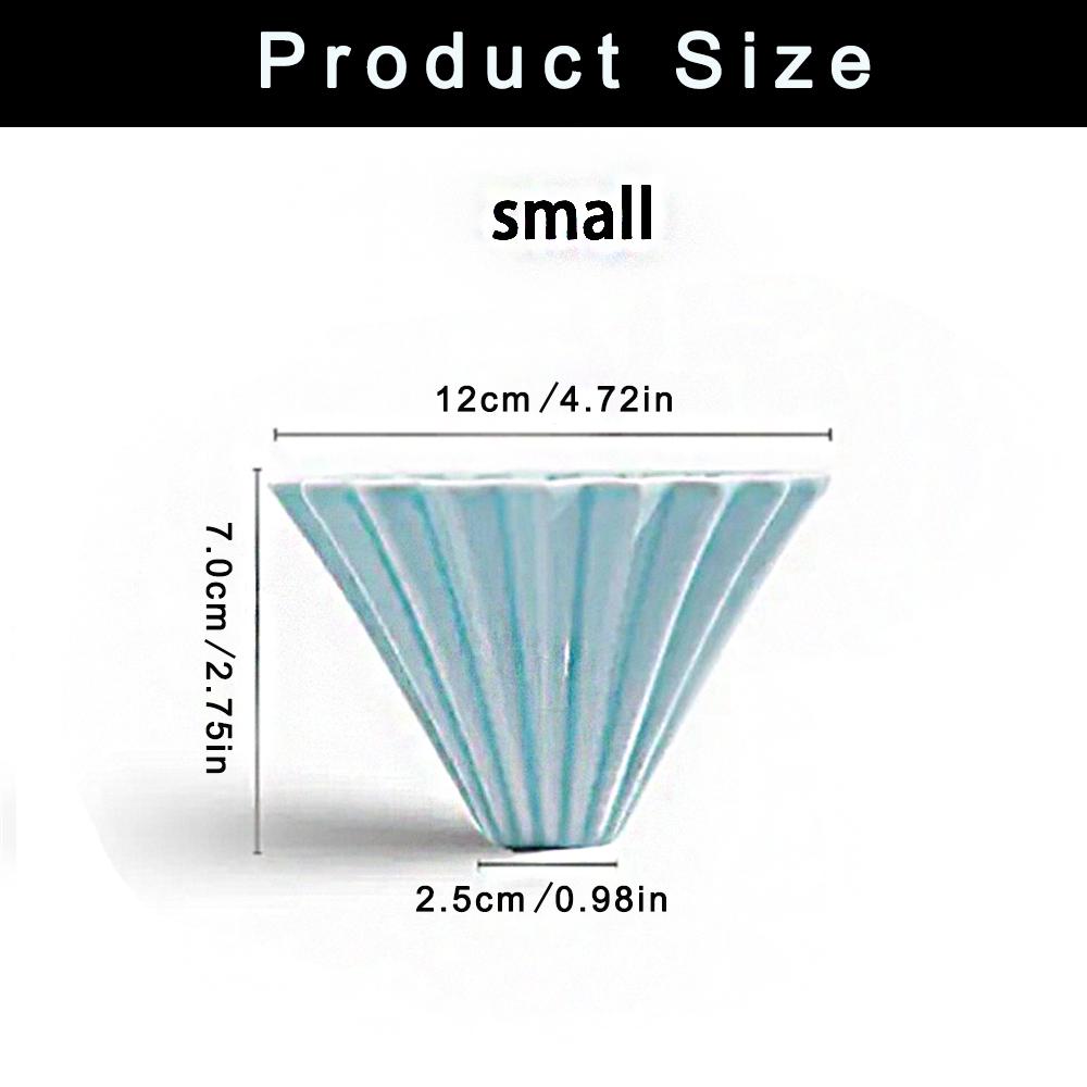 Keramický šálek s filtrem na kávu Opakovaně použitelné filtry Kávovar Kónický Ruční splachování šálek s jednoduchým odkapáváním filtru Barista Tool Cup