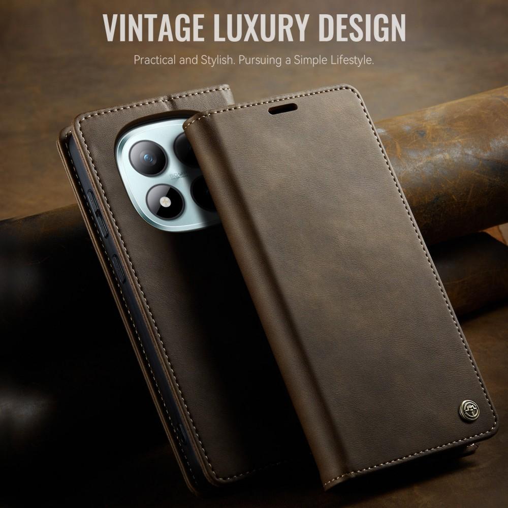 CaseMe Magnetic Flip Leather Phone Case for XiaoMi Poco M8 Pro RedMi Note 15 Pro Plus + 5G Wallet Card Slot Shockproof Back Cover