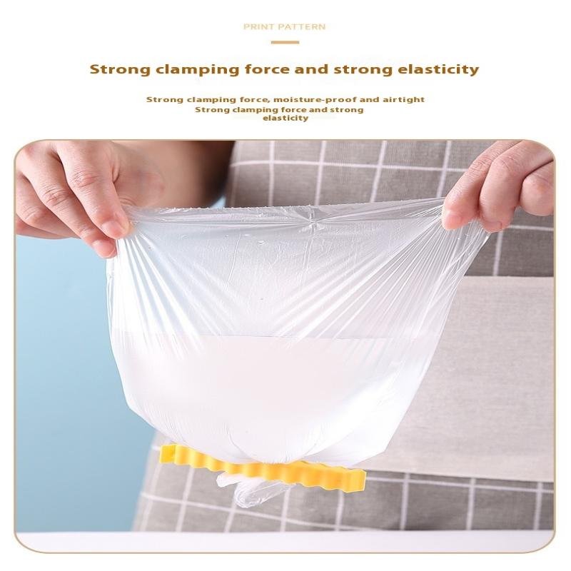 French Fry Style Sealing Clip 12 Magnetic Absorption Box Set Snack Bag Sealing Clip Food Seasoning Sealing Clip