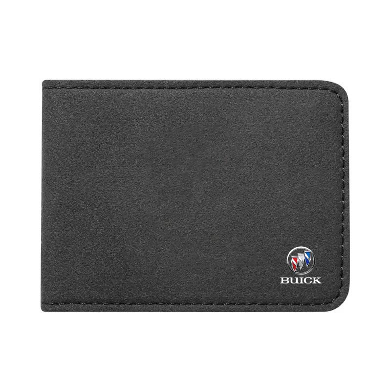 

Car Driver License Cover Suede Anti-Fur Car Driving Documents For Buick Century Excelle XT Envision Park Avenue Envista GL8 GL6 чёрный