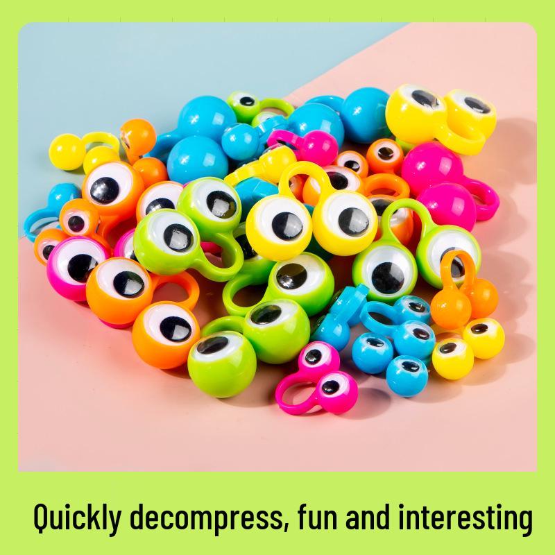 Funny Big Eyes Prank Ring - Christmas Ornament Toy