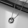 Modern Titanium Steel Geometric Pendant Chain For Casual Fashion Accessories