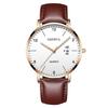 Mens Leather Business Fashion Watch Strap Watch For Gift Giving