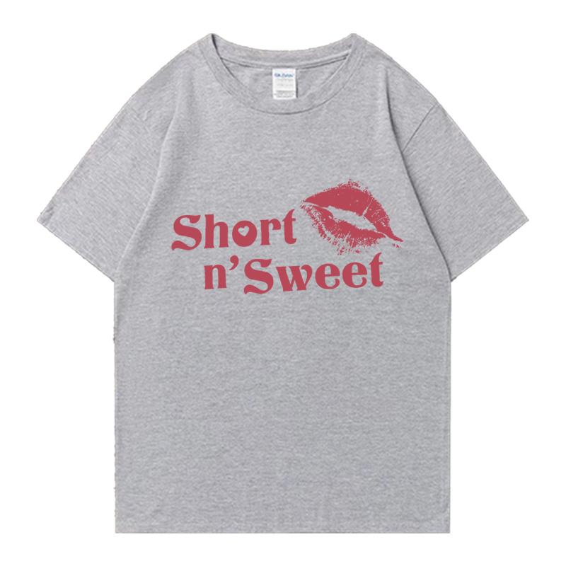 New in Sabrina Carpenter Sweet Fashion Yk TShirt Unisex Women Oversized Cute Short Sleeve T Shirts Unisex Cotton Clothing