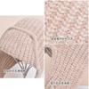 Knitted Hat Women's Autumn and Winter Face Small Lace-up Headgear Wool Flying Hat Versatile Ear Protectors