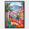 Colorful Abstract Travel Landscape Poster Greek Architectural Scenic Spots Canvas Painting Boho Wall Art Living Room Home Decor