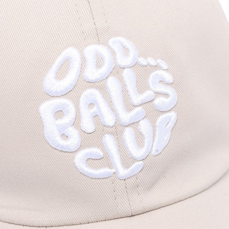 ODDBALLS CLUB Basic Ball Cap Beige