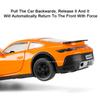 1:32 Scale 911 Dakar Gt3 Sports Car Model Toy Alloy Body Doors Opened Supercar Models Sound Light Police Cars Kids Presents