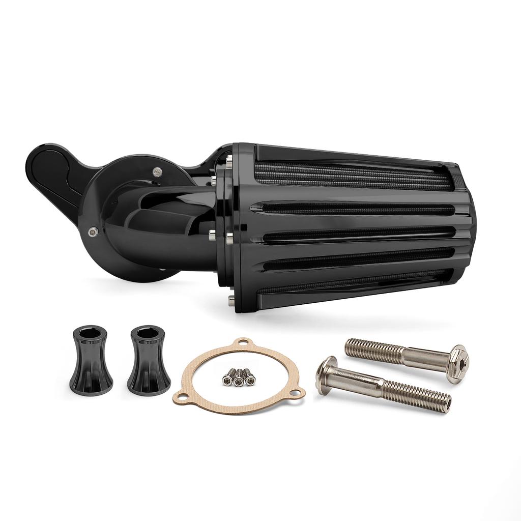 Motorcycle Air Filter Intake Cleaner Black For Harley Touring Road King Electra Glide Road Glide Street Glide Trike Glide CVO