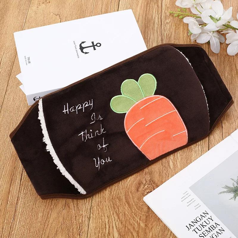 Hot Water Bag Water Injection Waist Supporter Thickened Fleece Cute Can Intervene Hot Compress Warm Belly Warm Palace Hot-Water Bag Hand Warmer