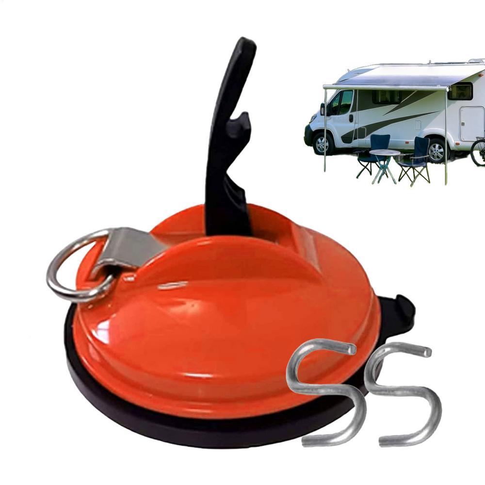 Heavy Duty Suction Cups Strong Vacuum Suction Cups Tie Downs Strong Adhesion Tie Down Clips For RV Van Car Awning SUV Tent Truck