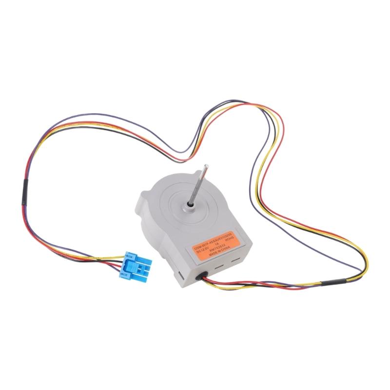 EAU63103205 Refrigerator Evaporator Fan Motor 12V 1A 4Pin Replacement Plastic Composite Rust Resistant For 73132 73133