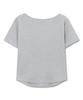 Michikoleondeonkosino Curve Square Neck Top Melange