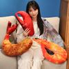 Cartoon Food Prawn Throw Pillow Plush Toy Doll Lobster Pliers Doll Home Pillow Cushion Doll
