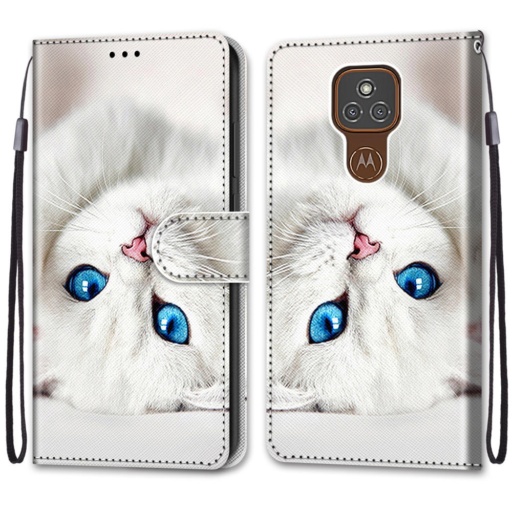 Luxury Painted Leather Case Wallet Book Style Protective Cover for Motorola Moto G85 G75 G55 G35 G34 G24 G15 G05 G84 G54 G32 G14 G13 G23 G53 E20 E30