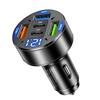Fast Car Charger Multi-Ports 3USB2PD Car Charger Type C Pd Super Fast Charging Mobile Phone Socket Adapter In Car for Family