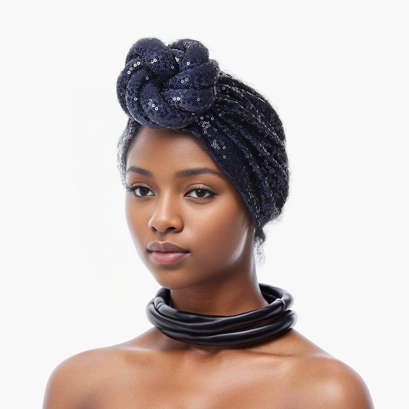 New Sequin Embroidered Handmade Bud Turban Muslim Turban Hat Indian Hat