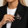Pumpkin Shape Enamel Pin Enamel Style Party Brooch Pin Gift Holiday Gift