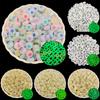 40/80 Stück 7/8/10 mm leuchtende Buchstaben, Zahlen, Sterne, Mond, lose Perlen, DIY-Handwerk für die Herstellung von Schmuck, Halsketten, Armbändern