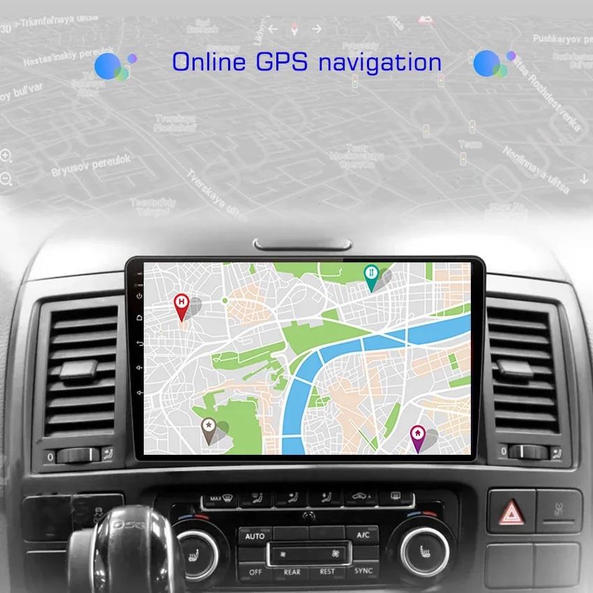 Android 13 Carplay Radio For Volkswagen VW Multivan T5 2003-2015  Car Stereo Multimedia Video Player Android Auto GPS Navi