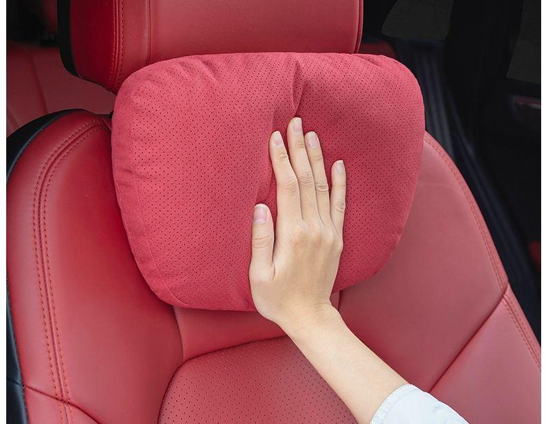 Almohada de apoyo para el cuello y la zona lumbar del reposacabezas del Porsche Macan/Cayenne: Compatible con 718, Panamera, 911