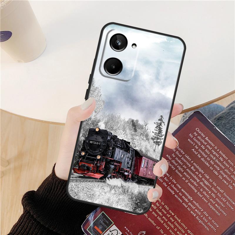 

Train Railway Travel Case For Realme C61 C67 C53 C55 C75 C51 C21Y C25S GT 6 6T 5 GT7 Pro 10 11 12 13 14 Pro Plus Realme GT5