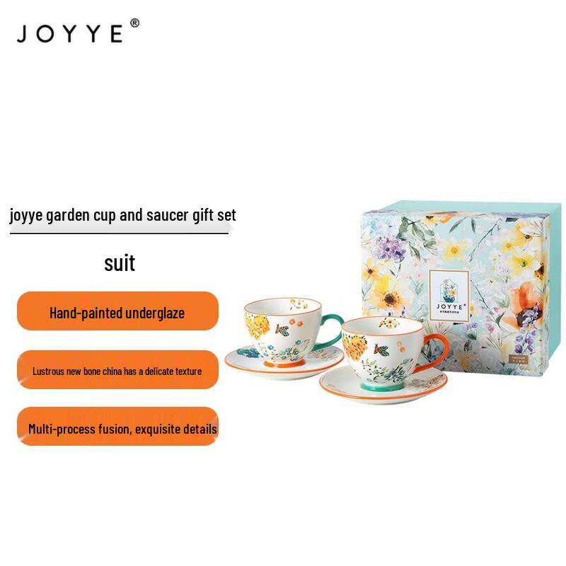 JOYYE Nordic White Porcelain Tea Set