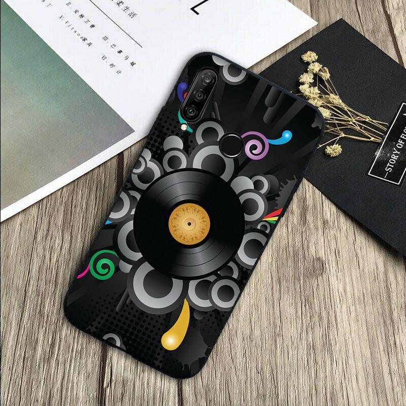 Vinyl DJ Record Art For Huawei Nova 5T 9 10 SE 7i 8i 11i 12i Y73 Y90 Y70 Y72 Y61 Y91 P60 Pro P40 P30 Lite Case