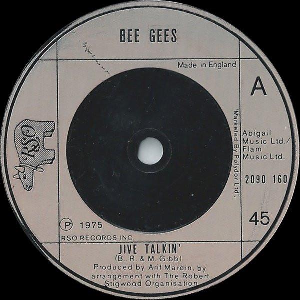 7inch Record BEE GEES - Jive Talkin' / Wind Of Change 2090160 RSO 1975 UK Pop Used