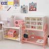 1PC High Appearance Horizontal Desktop Storage Shelf Simple Multi-storey Dormitory Storage Shelf Computer Office Available