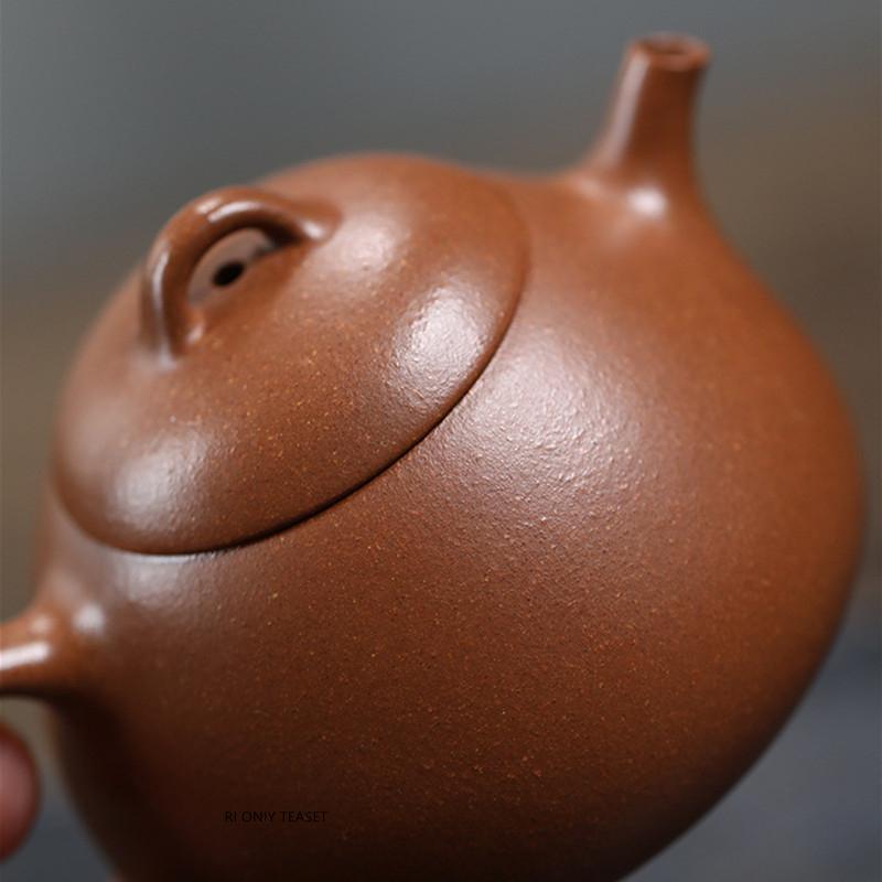 110ml Yixing Small Capacity Purple Clay Teapot Master Handmade Tea Pot Kettle Beauty Tea Infuser Chinese Raw Ore Zisha Tea Set