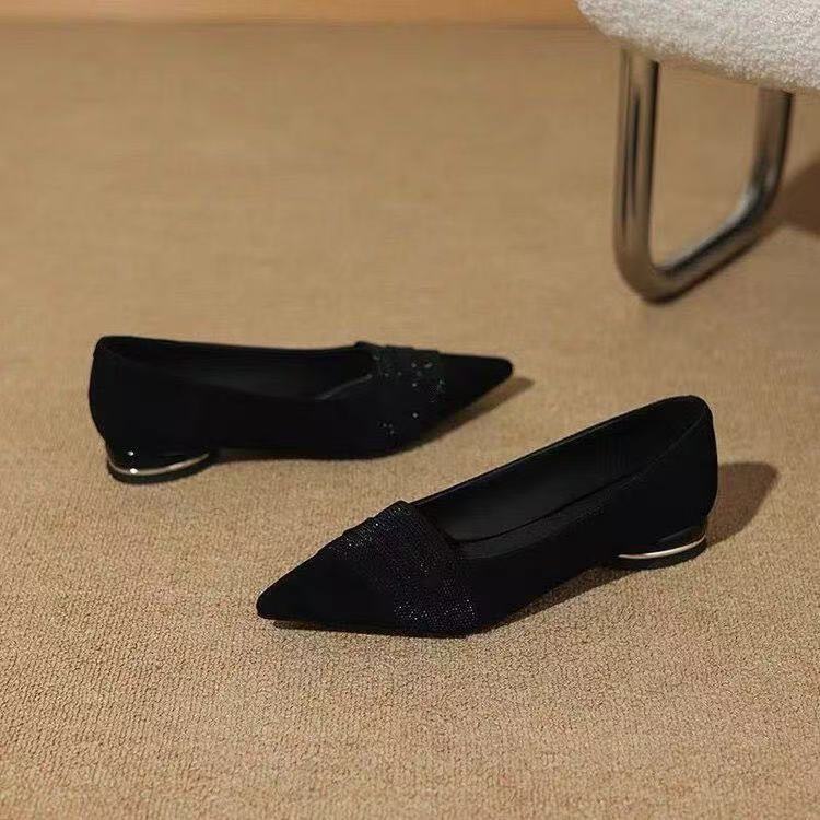 Anti-slip Pointed-toe Single Shoes for Women, New Style, Luxury and Soft Sole, Single Shoes
