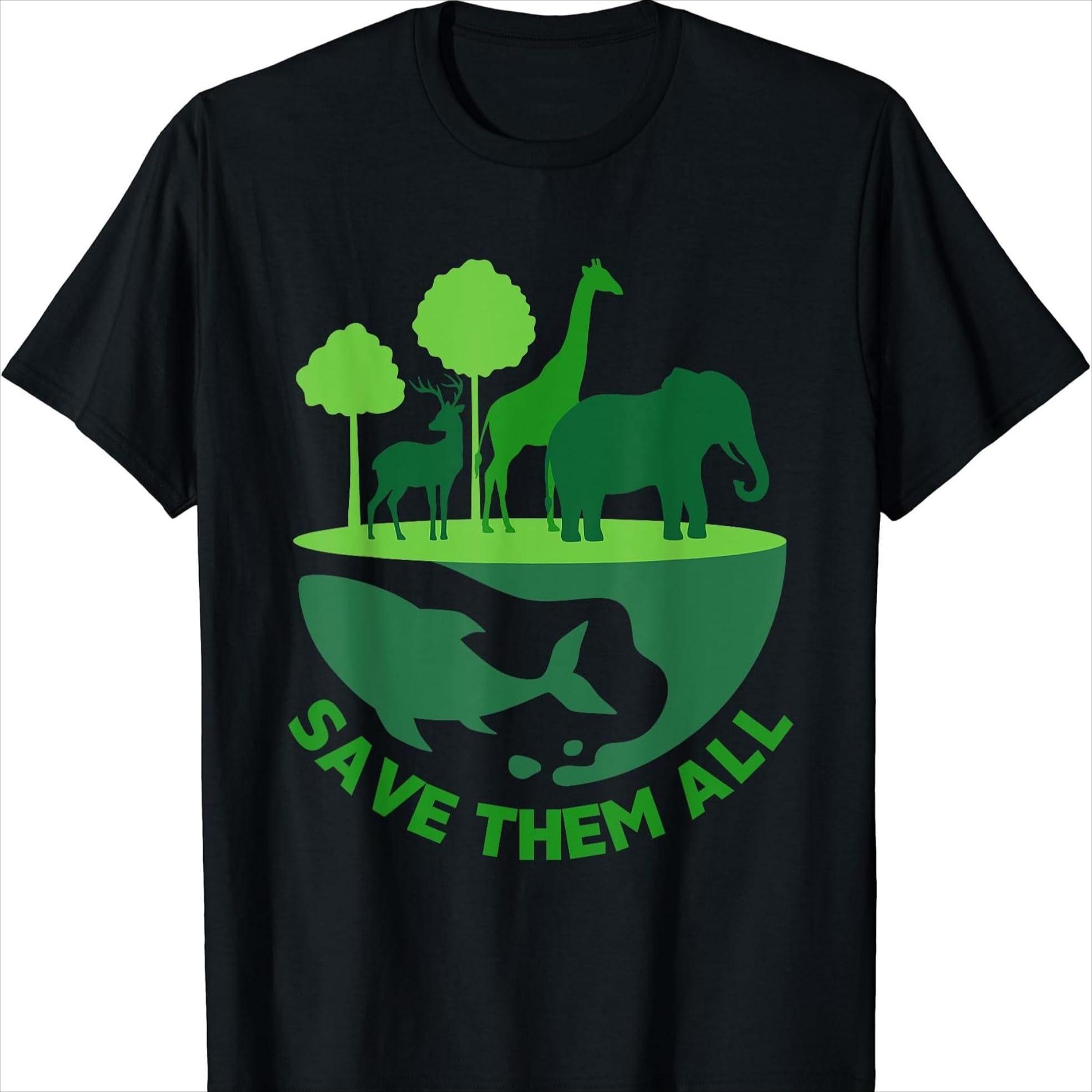 Global National Endangered Species Day Protect The Wildlife TShirt 100 Cotton ONeck Short Sleeve Summer Casual Mens Tshirt S
