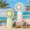New Cartoon Cute Mini USB Handheld Charging Fan - Portable Pocket-Sized for Home, Outdoor, Office & Student Dorm Use