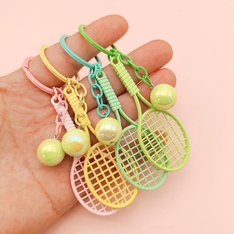 Mini Portachiavi Festa del Tennis Gadget Festa Tennis Portachiavi Pallina da Tennis Ciondolo Borsa da Tennis Portachiavi Sportivo Per Ragazzi Ragazze Carnevale Scolastico Ricompensa