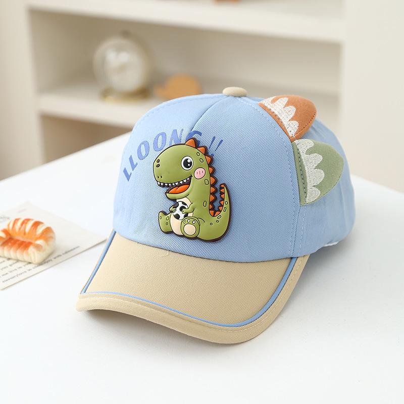 2026 Spring Children's Korean-Style Cute Dinosaur Sun Protection Baseball Cap for Boys and Girls
