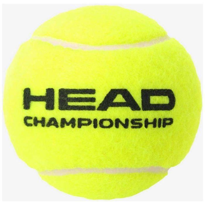 Head Championship 4 balles de tennis Jaune