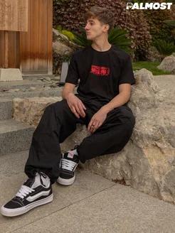 Oversized T-shirt with anime y2k print M