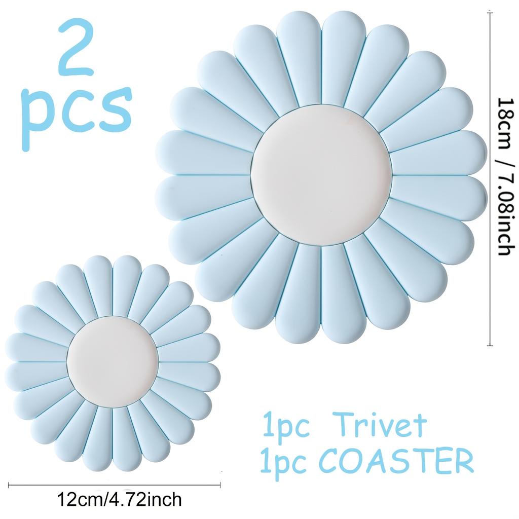 2Daisy Silicone Mat | Heat-resistant Non-slip Kitchen Mat Suitable for Pots Pans and Utensils - The Perfect Choice for Christmas and Halloween