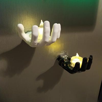 1pc Hand Shape , Traceless Punch-free Wall Hook, Durable Hook for Keys, Hats, Towels, Toiletry, Self-Adhesive Household
